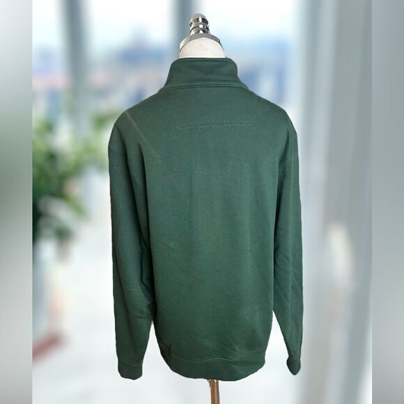 LL BEAN 90s Vintage Sweater Full Zip Mountain Classic Regular Fleece Jacket Size - Picture 7 of 11